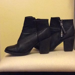 Black ankle booties